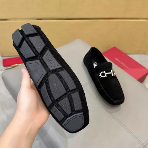 Replica Salvatore Ferragamo Leather Shoes For Men #1388085 $96.00 USD for Wholesale