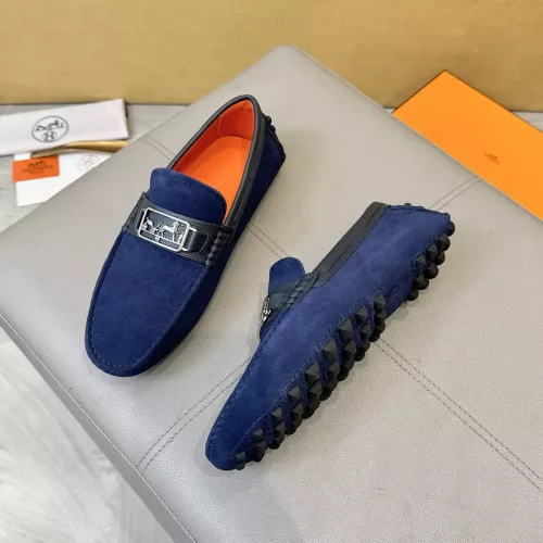 Hermes Leather Shoes For Men #1388089 $98.00 USD, Wholesale Replica Hermes Leather Shoes