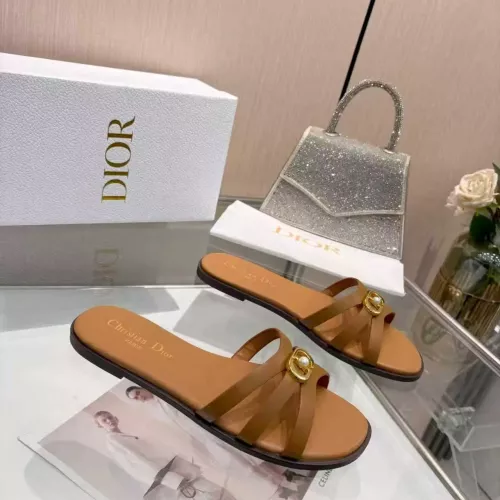 Replica Christian Dior Slippers For Women #1388292 $82.00 USD for Wholesale