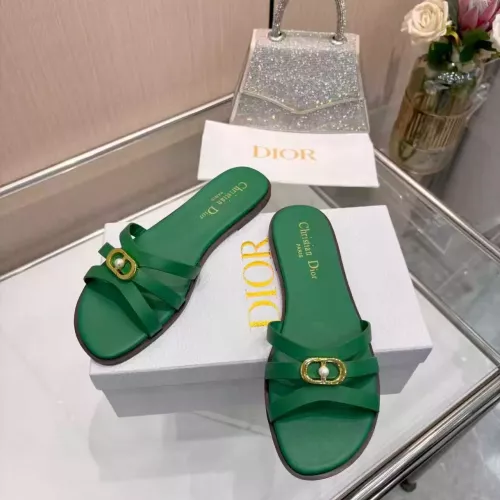 Replica Christian Dior Slippers For Women #1388297 $82.00 USD for Wholesale