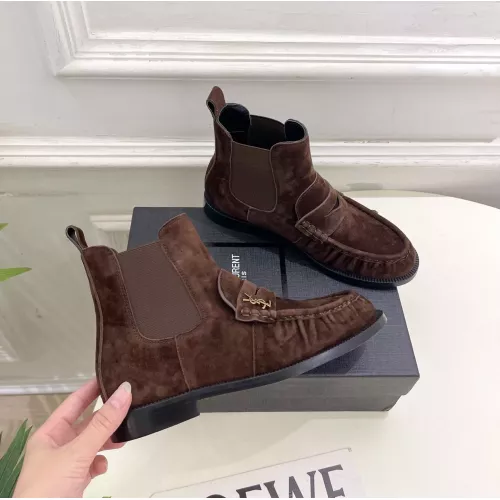 Yves Saint Laurent YSL Boots For Women #1388347 $140.00 USD, Wholesale Replica Yves Saint Laurent YSL Boots