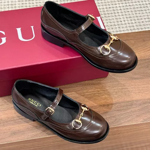 Replica Gucci Oxfords Shoes For Women #1388391 $108.00 USD for Wholesale