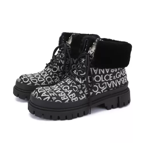 Replica Dolce & Gabbana D&G Boots For Women #1388481 $132.00 USD for Wholesale