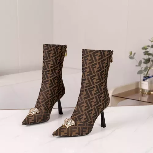 Versace Boots For Women #1388584 $112.00 USD, Wholesale Replica Versace Boots