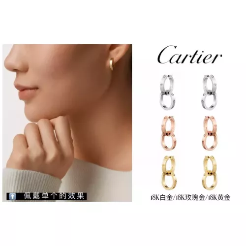 Replica Cartier Earrings For Women #1388695 $34.00 USD for Wholesale