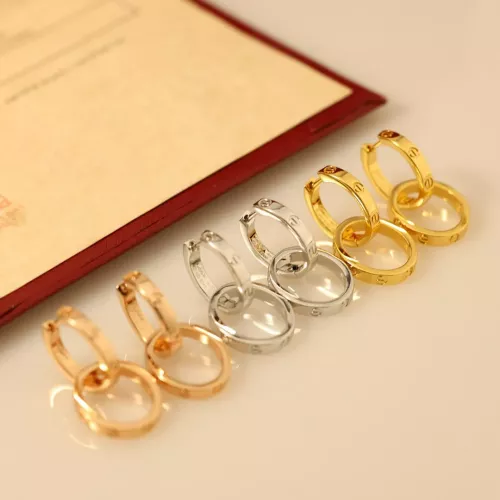Replica Cartier Earrings For Women #1388697 $34.00 USD for Wholesale