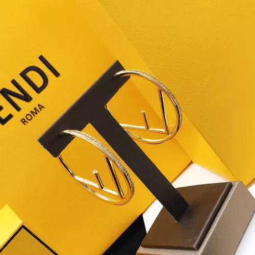 Replica Fendi Earrings For Women #1388716 $32.00 USD for Wholesale