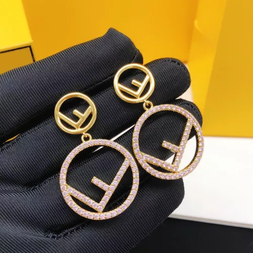 Fendi Earrings For Women #1388732 $32.00 USD, Wholesale Replica Fendi Earrings