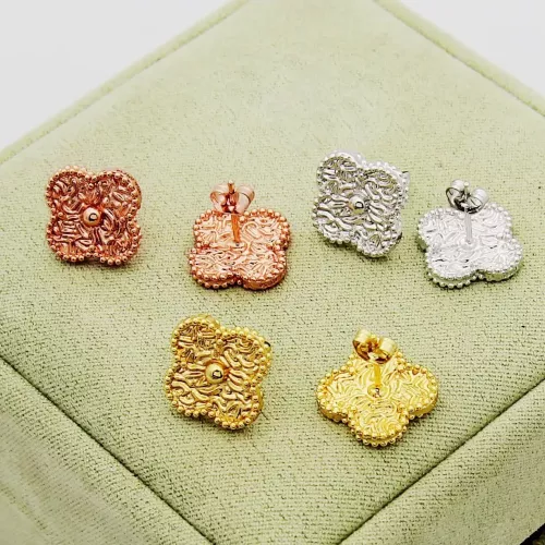 Replica Van Cleef & Arpels Earrings For Women #1388768 $25.00 USD for Wholesale