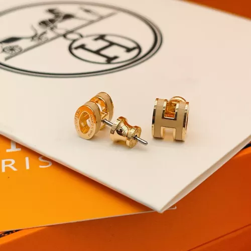 Replica Hermes Earrings For Women #1389230 $34.00 USD for Wholesale
