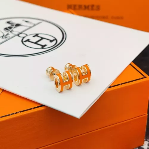 Replica Hermes Earrings For Women #1389233 $34.00 USD for Wholesale
