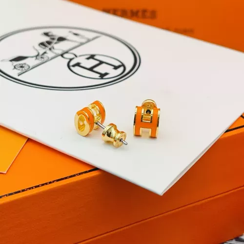 Replica Hermes Earrings For Women #1389234 $34.00 USD for Wholesale