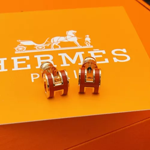 Replica Hermes Earrings For Women #1389236 $34.00 USD for Wholesale