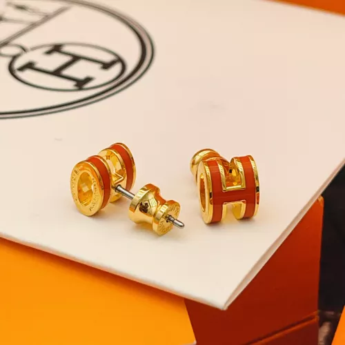 Replica Hermes Earrings For Women #1389237 $34.00 USD for Wholesale