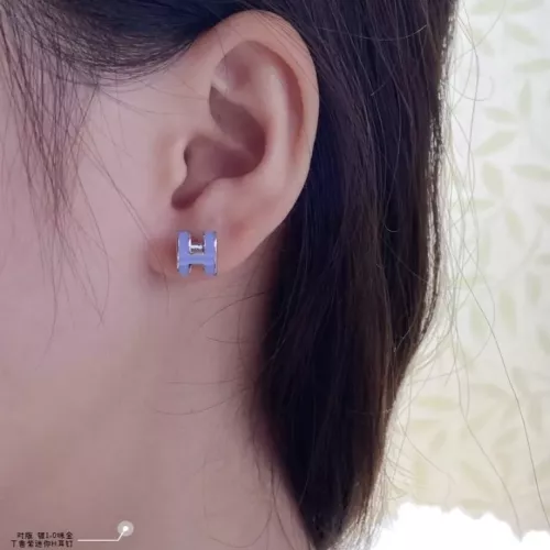 Replica Hermes Earrings For Women #1389242 $34.00 USD for Wholesale