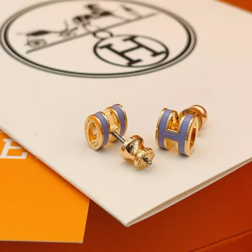 Replica Hermes Earrings For Women #1389243 $34.00 USD for Wholesale