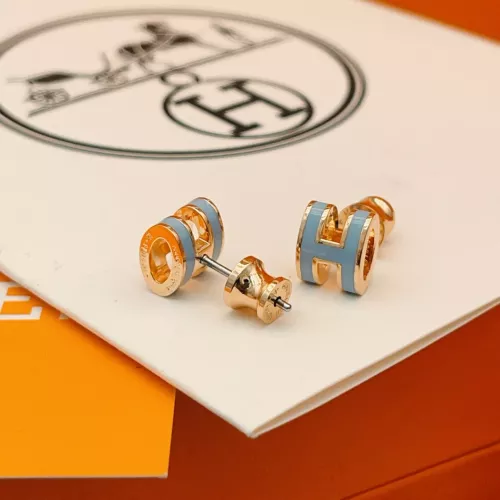 Replica Hermes Earrings For Women #1389246 $34.00 USD for Wholesale