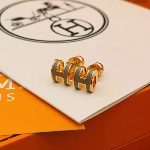 Replica Hermes Earrings For Women #1389252 $34.00 USD for Wholesale
