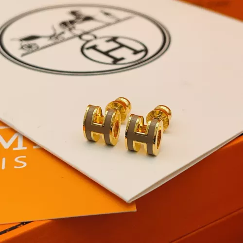 Replica Hermes Earrings For Women #1389253 $34.00 USD for Wholesale