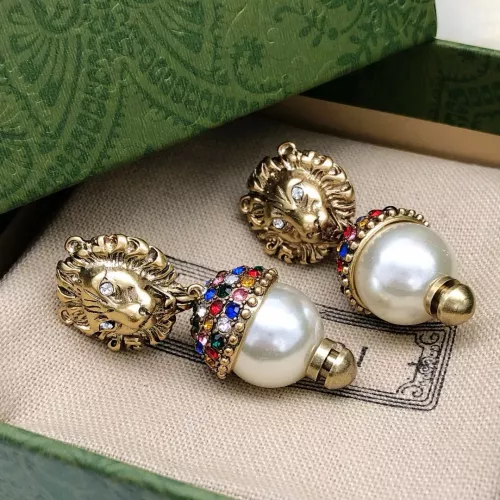 Replica Gucci Earrings For Women #1389393 $32.00 USD for Wholesale