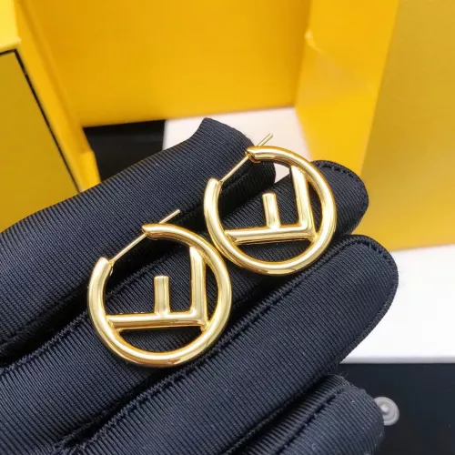 Replica Fendi Earrings For Women #1389599 $27.00 USD for Wholesale