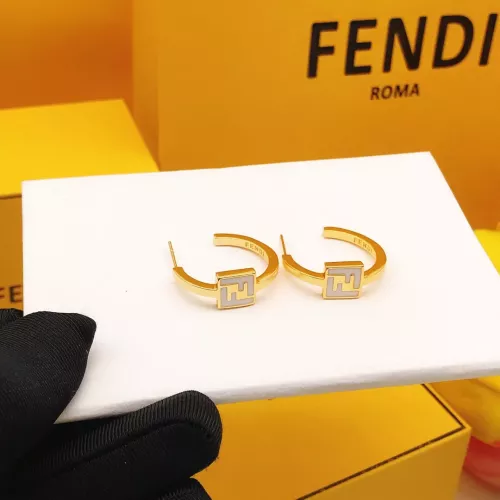 Fendi Earrings For Women #1389604 $27.00 USD, Wholesale Replica Fendi Earrings