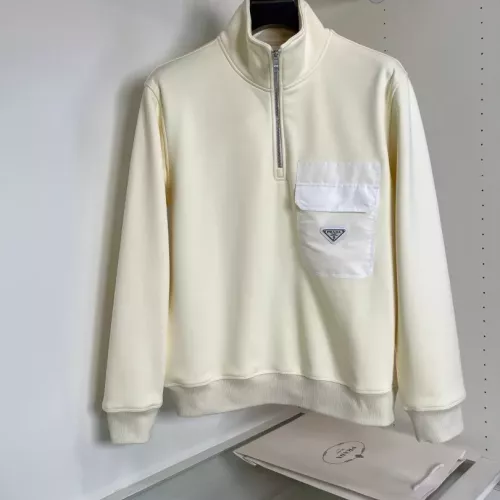 Prada Hoodies Long Sleeved For Men #1389624 $88.00 USD, Wholesale Replica Prada Hoodies