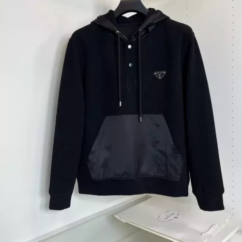 Prada Hoodies Long Sleeved For Men #1389627 $96.00 USD, Wholesale Replica Prada Hoodies