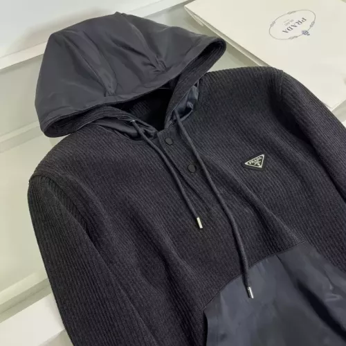 Replica Prada Hoodies Long Sleeved For Men #1389628 $96.00 USD for Wholesale