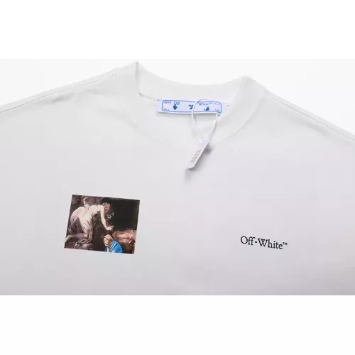 Replica Off-White T-Shirts Short Sleeved For Unisex #1389800 $40.00 USD for Wholesale