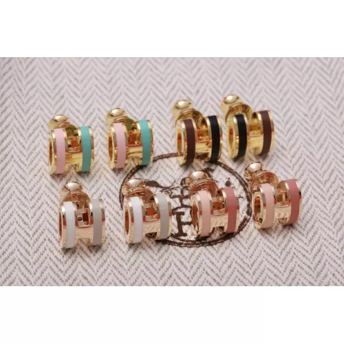 Replica Hermes Earrings For Women #1389893 $60.00 USD for Wholesale