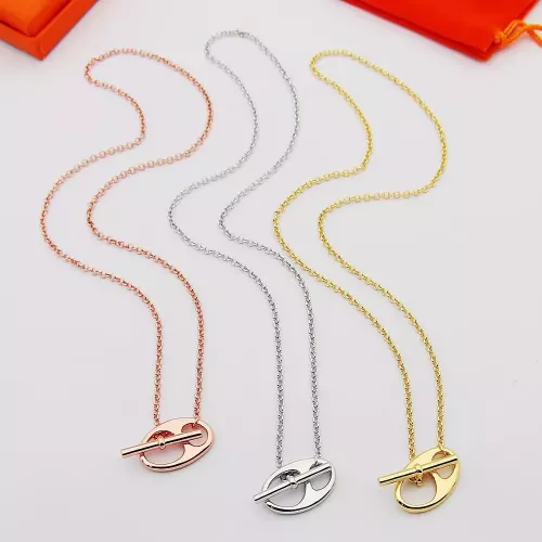 Replica Hermes Necklaces #1390067 $25.00 USD for Wholesale