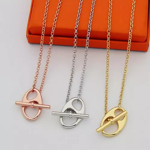Replica Hermes Necklaces #1390067 $25.00 USD for Wholesale