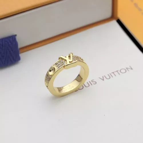 Louis Vuitton LV Rings In Gold #1390157 $25.00 USD, Wholesale Replica Louis Vuitton LV Rings