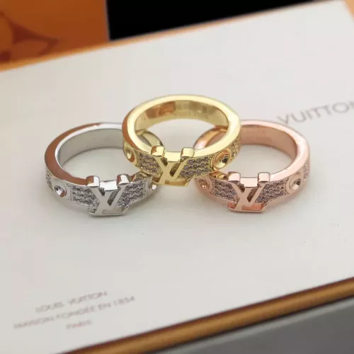 Replica Louis Vuitton LV Rings In Gold #1390157 $25.00 USD for Wholesale