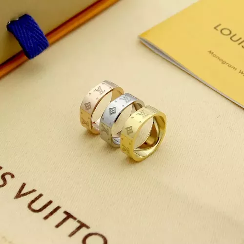 Replica Louis Vuitton LV Rings In Gold #1390160 $25.00 USD for Wholesale