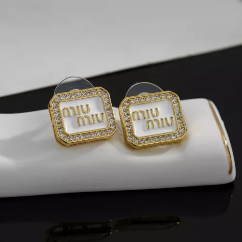Replica MIU MIU Earrings For Women #1390251 $25.00 USD for Wholesale