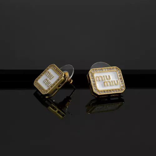Replica MIU MIU Earrings For Women #1390251 $25.00 USD for Wholesale