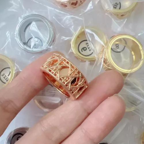 Christian Dior Rings In Rose Gold For Women #1390424 $42.00 USD, Wholesale Replica Christian Dior Rings