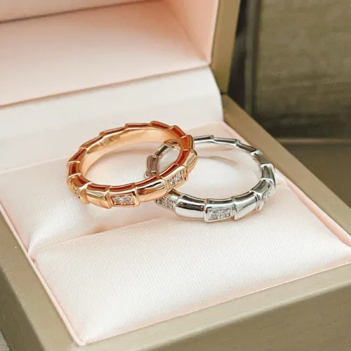 Replica Bvlgari Rings In Rose Gold For Women #1390504 $27.00 USD for Wholesale