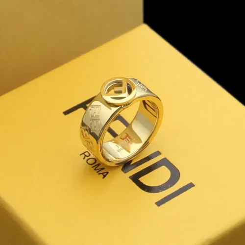 Fendi Rings In Gold #1390582 $23.00 USD, Wholesale Replica Fendi Rings