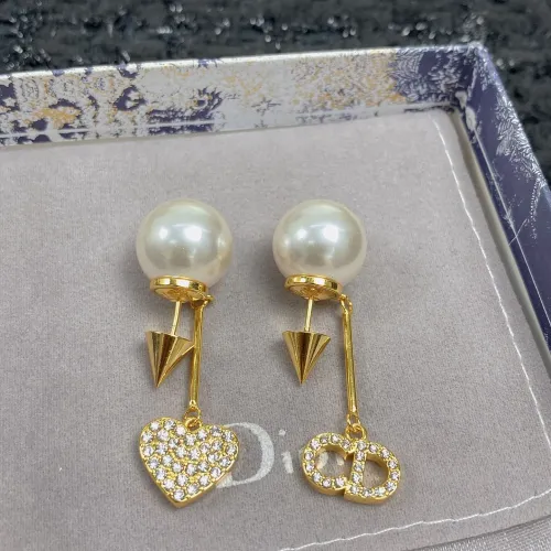 Replica Christian Dior Earrings For Women #1390738 $29.00 USD for Wholesale