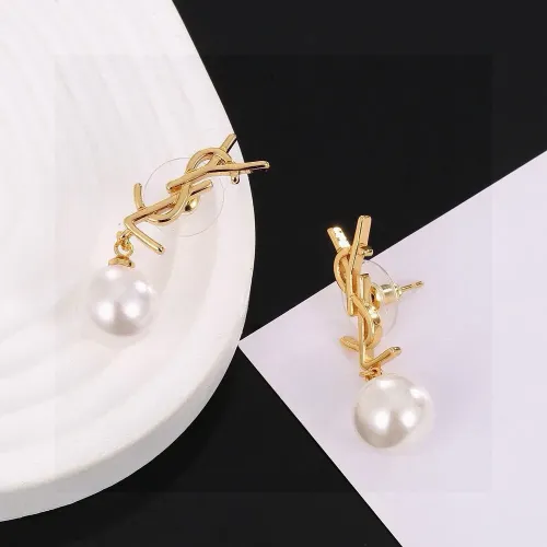Replica Yves Saint Laurent YSL Earrings For Women #1390812 $25.00 USD for Wholesale