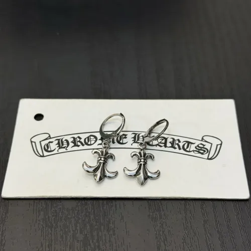 Replica Chrome Hearts Earrings For Women #1390820 $34.00 USD for Wholesale