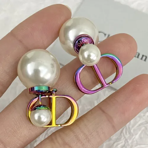 Replica Christian Dior Earrings For Women #1390821 $29.00 USD for Wholesale