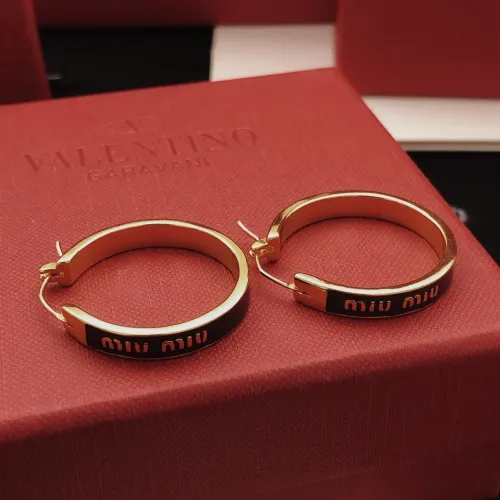 Replica MIU MIU Earrings For Women #1390897 $29.00 USD for Wholesale