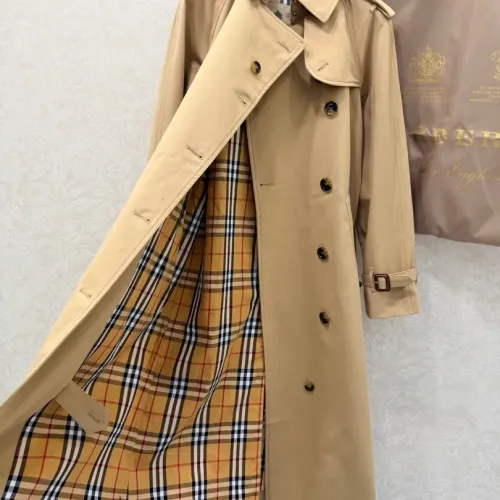Replica Burberry Trench Coat Long Sleeved For Women #1390955 $190.00 USD for Wholesale