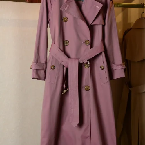 Burberry Trench Coat Long Sleeved For Women #1391047 $172.00 USD, Wholesale Replica Burberry Trench Coat