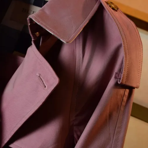 Replica Burberry Trench Coat Long Sleeved For Women #1391047 $172.00 USD for Wholesale