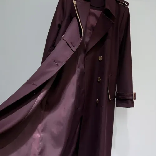 Replica Burberry Trench Coat Long Sleeved For Women #1391098 $132.00 USD for Wholesale